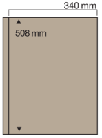 Sandfarbenes Blatt Nr. 6053 für Jumbo-Album