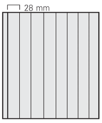 Sonderblatt 7248 Garant - mit 8 senkrechten Streifen