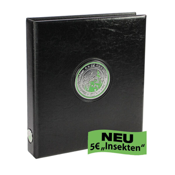 Premium Münzalbum „5€ - Wunderwelt Insekten“: Nr. 7367 Album mit 3 Vordruck- und Münzblättern