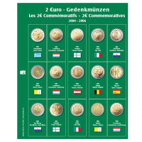 Premium Münzblatt 2€ der Jahre 2004-2006 Blatt 1