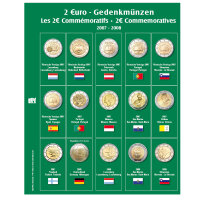 Premium Münzblatt 2€ der Jahre 2007-2008 Blatt 3