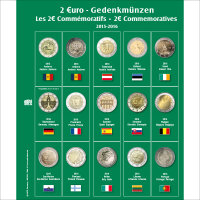 Premium Münzblatt 2€ der Jahre 2015-2016 Blatt 16