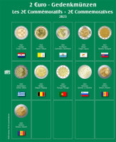 Premium Münzblatt 2€ des Jahres 2023 Blatt 35